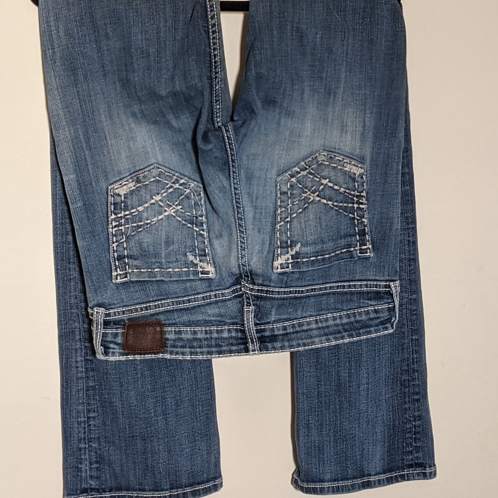 Buckle Low-rise boot cut